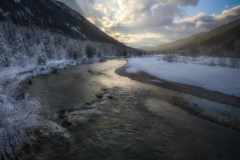 Winter fly fishing on Rocky Mountain ranches